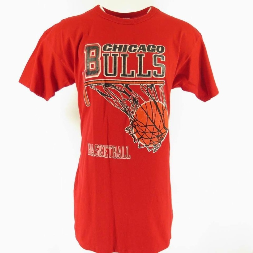 Vintage 80s Chicago Bulls T-shirt XL Deadstock